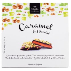 Dolfin Caramel &amp; Belgisk chocolate 200g (assorteret varianter)