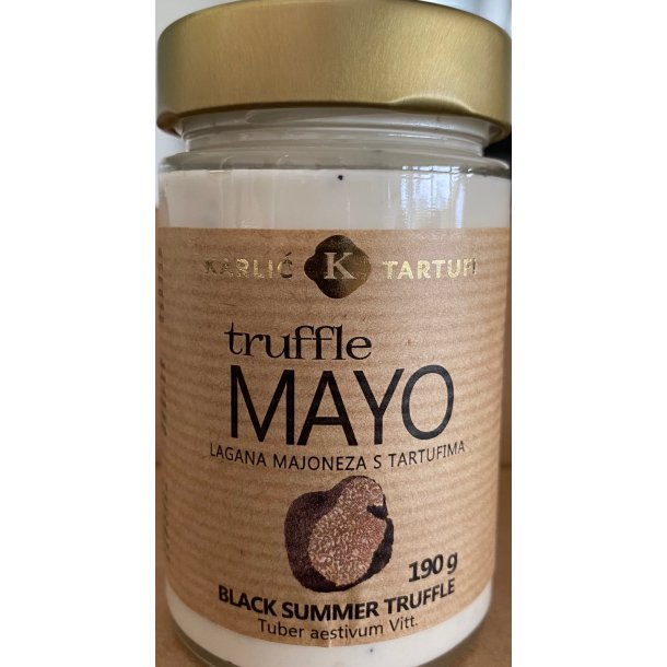 Mayo med sort trffelsmag 190 gr