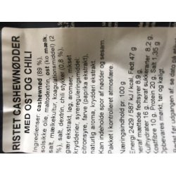 Tasty Cashewndder ost/chili 60g