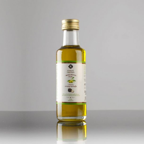 Ekstra jomfru olivenolie m/smag af sort trffel 60 ml