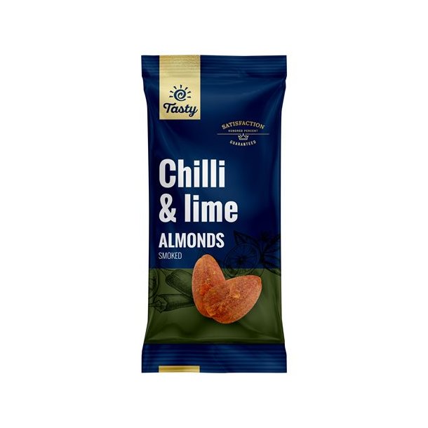 Tasty Mandler med Chili/Lime 60g(datovare)